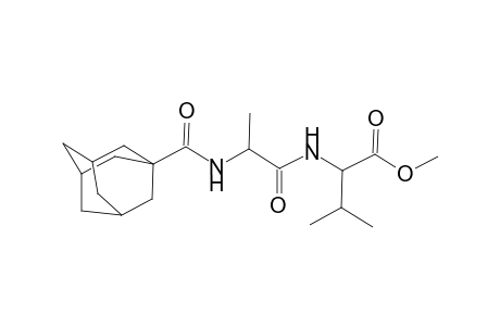 Valine, N-[N-(1-adamantylcarbonyl)-L-alanyl]-, methyl ester, L-