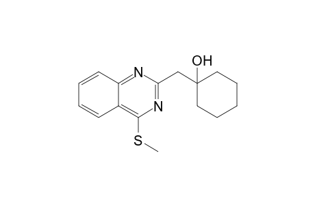 2-[(1-Hydroxycyclohexyl)methyl]-4-(methylthio)quinazoline