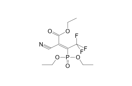 O,O-DIETHYL(2-CYANO-2-ETHOXYCARBONYL-1-TRIFLUOROMETHYLVINYL)PHOSPHONATE (ISOMER 1)