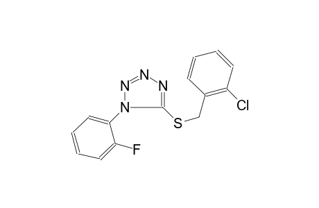 2-chlorobenzyl 1-(2-fluorophenyl)-1H-tetraazol-5-yl sulfide