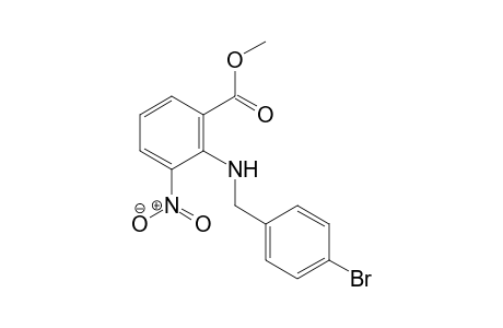 methyl 2-[(4-bromophenyl)methylamino]-3-nitro-benzoate