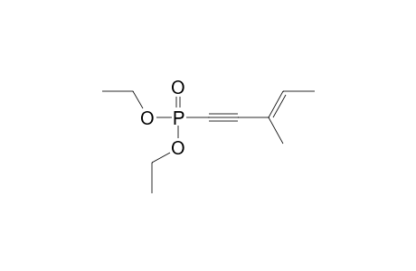 trans-(3-Methyl-3-penten-1-ynyl)phosphonic acid, diethyl ester