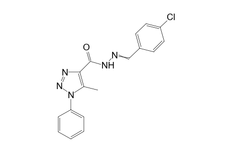 N'-(4-chlorobenzylidene)-5-methyl-1-phenyl-1H-1,2,3-triazole-4-carbohydrazide