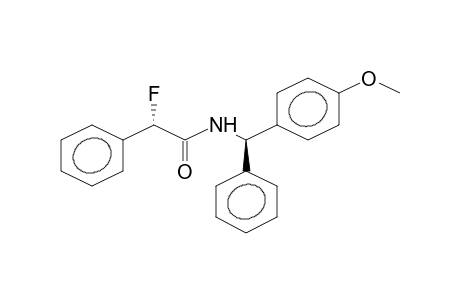 (R,S)-2-FLUORO-2-PHENYL-N-[ALPHA-(4-METHOXYPHENYL)BENZYL]ACETAMIDE