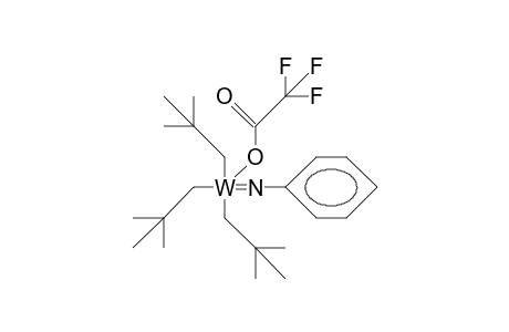 Trifluoroacetoxy-trineopentyl-phenylimido tungsten