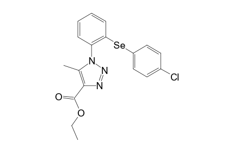 Ethyl 1-(2-(4-chlorophenylselanyl)phenyl)-5-methyl-1H-1,2,3-triazole-4-carboxylate