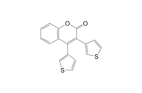 3,4-Di(thiophen-3-yl)-2H-chromen-2-one