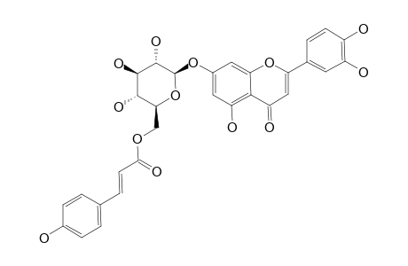 LUTEOLIN-7-O-(6''-O-TRANS-COUMAROYL)-[BETA]-D-GLUCOPYRANOSIDE
