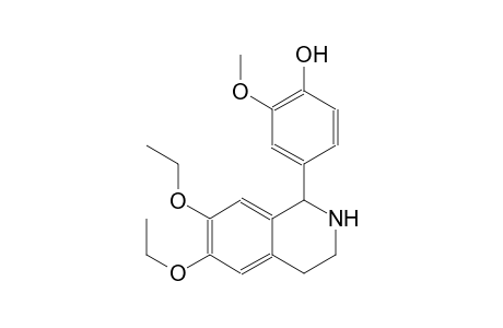 phenol, 4-(6,7-diethoxy-1,2,3,4-tetrahydro-1-isoquinolinyl)-2-methoxy-