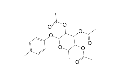 4-Methylphenyl 2,3,4-tri-O-acetyl-6-deoxyhexopyranoside