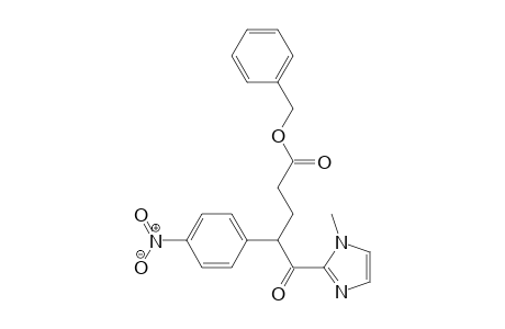 Benzyl 5-(1-methyl-1H-imidazol-2-yl)-4-(4-nitrophenyl)-5-oxopentanoate
