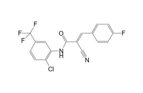(2E)-N-[2-chloro-5-(trifluoromethyl)phenyl]-2-cyano-3-(4-fluorophenyl)-2-propenamide
