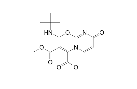 Dimethyl-2-(tert-butylamino)-8-oxo-2H,8H-pyrimido[2,1-b][1,3]oxazine-3,4-dicarboxylate