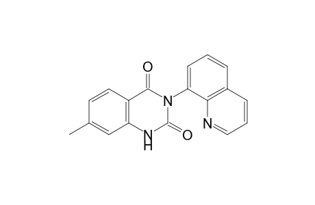 7-Methyl-3-(quinolin-8-yl)quinazoline-2,4(1H,3H)-dione