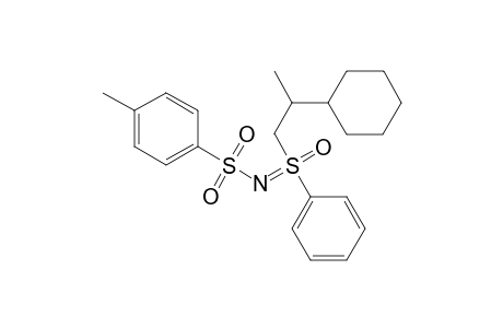 N-(2-cyclohexylpropyl-keto-phenyl-persulfuranylidene)-4-methyl-benzenesulfonamide
