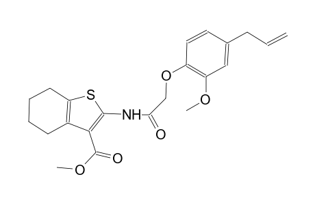 methyl 2-{[(4-allyl-2-methoxyphenoxy)acetyl]amino}-4,5,6,7-tetrahydro-1-benzothiophene-3-carboxylate