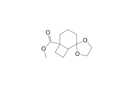 Spiro[bicyclo[4.2.0]octane-2,2'-[1,3]dioxolane]-6-carboxylic acid, methyl ester, cis-(.+-.)-