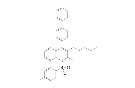 4-([1,1'-Biphenyl]-4-yl)-2-methyl-3-pentyl-1-tosyl-1,2-dihydroquinoline