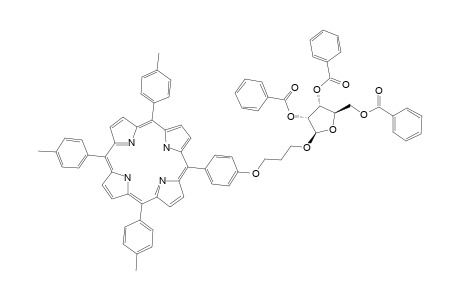 5-[4-[3-(2,3,5-TRI-O-BENZOYL-BETA-D-RIBOXYLOXY)-PROPYLOXY]-PHENYL]-10,15,20-TRITOLYLPORPHYRINE