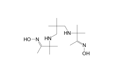 2-Butanone, 3,3'-[(2,2-dimethyl-1,3-propanediyl)diimino]bis[3-methyl-, dioxime