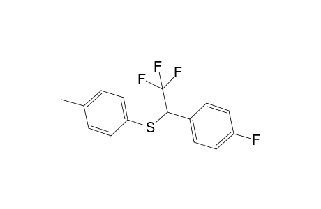 p-tolyl(2,2,2-trifluoro-1-(4-fluorophenyl)ethyl)sulfane