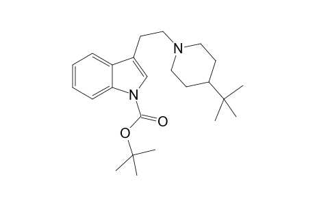 3-[2-(4-tert-butyl-1-piperidinyl)ethyl]-1-indolecarboxylic acid tert-butyl ester