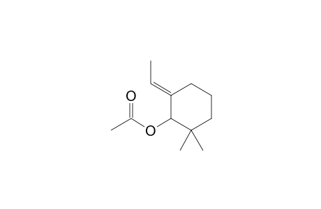 (E)-6,6-Dimethyl-2-(Ethylidene)cyclohexyl acetate