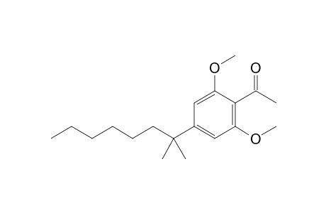 1-[2,6-dimethoxy-4-(2-methyloctan-2-yl)phenyl]ethanone