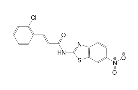 (2E)-3-(2-chlorophenyl)-N-(6-nitro-1,3-benzothiazol-2-yl)-2-propenamide