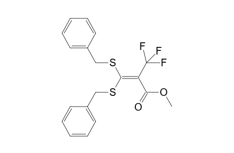 Methyl 3,3-bis(benzylsulfanyl)-2-(trifluoromethyl)acrylate