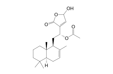 (12R)-12-Acetoxy-15-hydroxylabda-7,13-dien-16,15-olide