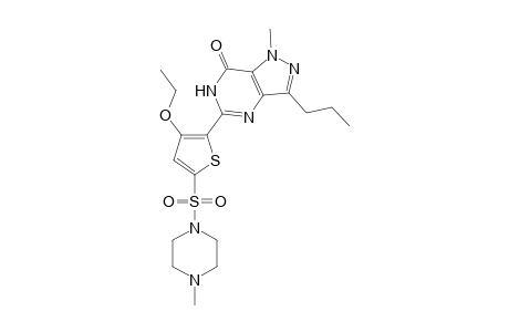 5-[3-Ethoxy-5-(4-methylpiperazin-1-ylsulfonyl)-2-thienyl]-1-methyl-3-propyl-6,7-dihydro-1Hpyrazolo[4,3-d]pyrimidin-7-one