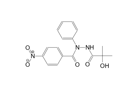 2-hydroxy-2-methyl-N'-(4-nitrobenzoyl)-N'-phenylpropanohydrazide