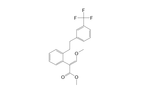 Benzeneacetic acid, alpha-(methoxymethylene)-2-[2-[3-(trifluoromethyl)phenyl]ethyl]-, methyl ester