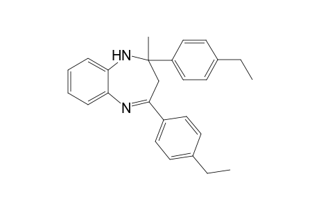 2-Methyl-2,4-bis(4-ethylphenyl)-2,3-dihydro-1H-1,5-benzodiazepine