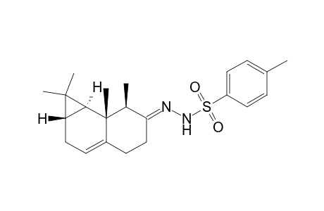 Benzenesulfonic acid, 4-methyl-, (1,1a,2,4,5,7,7a,7b-octahydro-1,1,7,7a-tetramethyl-6H-cyclopropa[a]na phthalen-6-ylidene)hydrazide, [1aS-(1a.alpha.,7.alpha.,7a.alpha.,7b.alpha.)]-