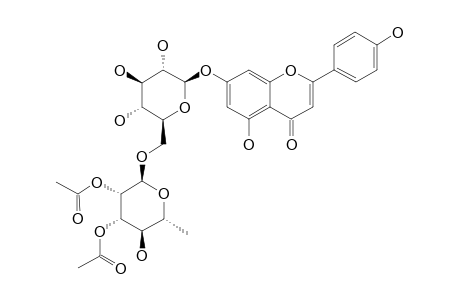 APIGENIN-7-O-ALPHA-L-2,3-DI-O-ACETYLRHAMNOPYRANOSYL-(1->6)-BETA-D-GLUCOPYRANOSIDE