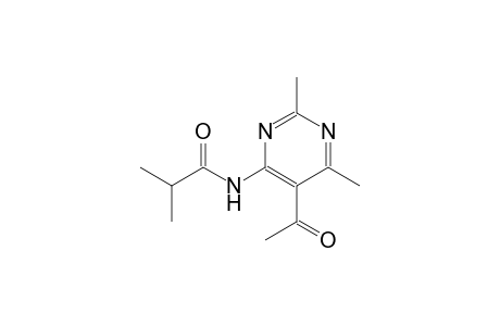 N-(5-acetyl-2,6-dimethyl-4-pyrimidinyl)-2-methylpropanamide
