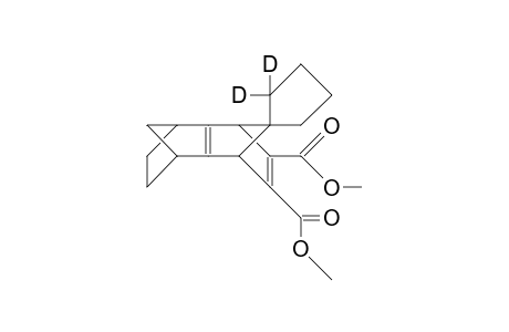 4',5'-Bis(methoxycarbonyl)-spiro(2,2-dideuterio-cyclopentane-1,12'-tetracyclo(6.2.1.1/3,6/.0/2,7)dodeca-2(7),4-diene)