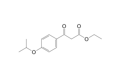 (p-isopropoxybenzoyl)acetic acid, ethyl ester