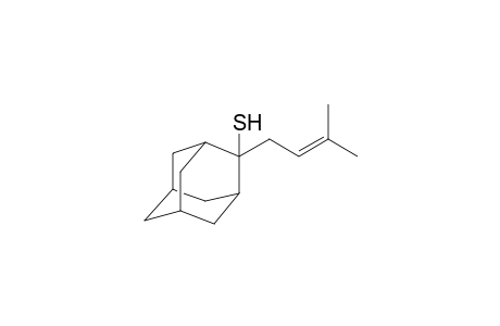 2-(3-Methylbut-2-en-1-yl)adamantane2-thiol