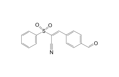3-(4-Formylphenyl)-2-(phenylsulfonyl)acrylonitrile