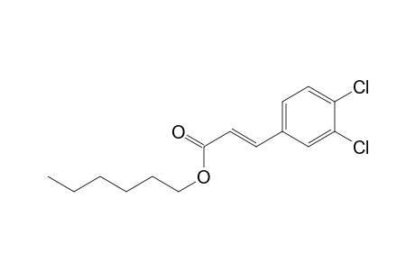 2-Propenoic acid, 3-(3,4-dichlorophenyl)-, hexyl ester, (E)-