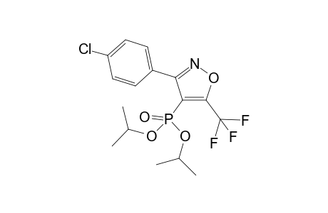 3-(4-Chlorophenyl)-4-di(propan-2-yloxy)phosphoryl-5-(trifluoromethyl)-1,2-oxazole
