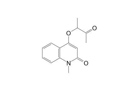 1-methyl-4-(3-oxobutan-2-yloxy)quinolin-2(1H)-one