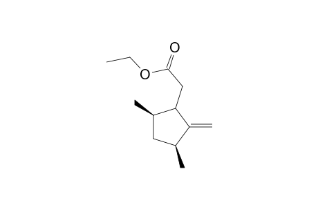 2-[(3S,5R)-3,5-dimethyl-2-methylene-cyclopentyl]acetic acid ethyl ester