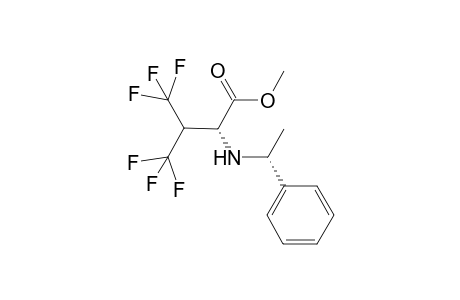 (2R)-4,4,4-trifluoro-2-[[(1R)-1-phenylethyl]amino]-3-(trifluoromethyl)butanoic acid methyl ester