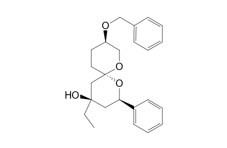 (2R,4R,6S,9R)-9-Benzyloxy-4-ethyl-2-phenyl-1,7-dioxaspiro[5.5]undecan-4-ol