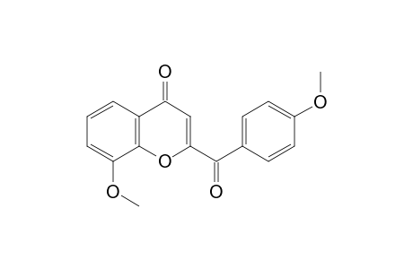 8-Methoxy-2-(4-methoxybenzoyl)-1-benzopyran-4-one