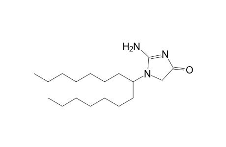 2-Amino-1,5-dihydro-1-(1-heptyloctyl)-4H-imidazol-4-one